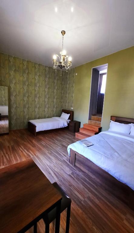 Voodi või voodid majutusasutuse Sky Star toas