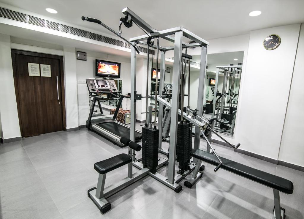 Fitness centrum a/nebo fitness zařízení v ubytování Capitol Hill