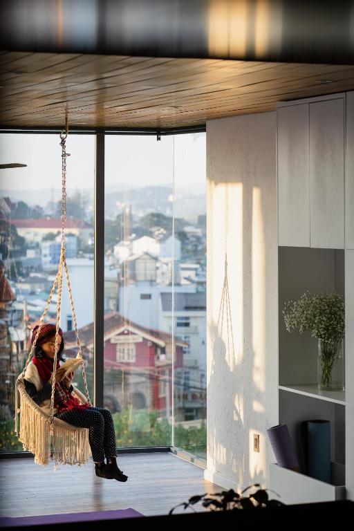 Un lugar para sentarse en The Note Dalat