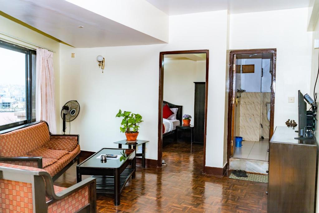 KBB Hotel and Apartments Hosted by Hostmandu客房内的一张或多张床位