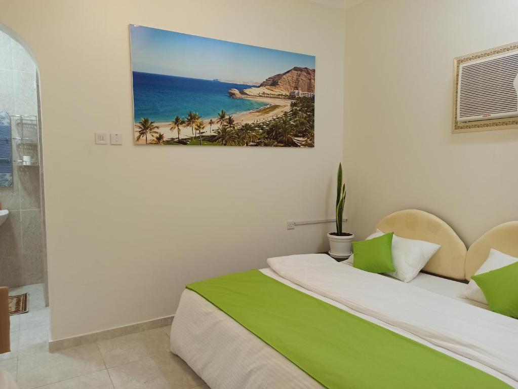 Postel nebo postele na pokoji v ubytování Nima guest house