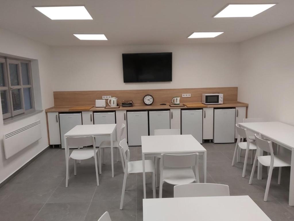 Kuchyň nebo kuchyňský kout v ubytování Fűzfa Vendégház