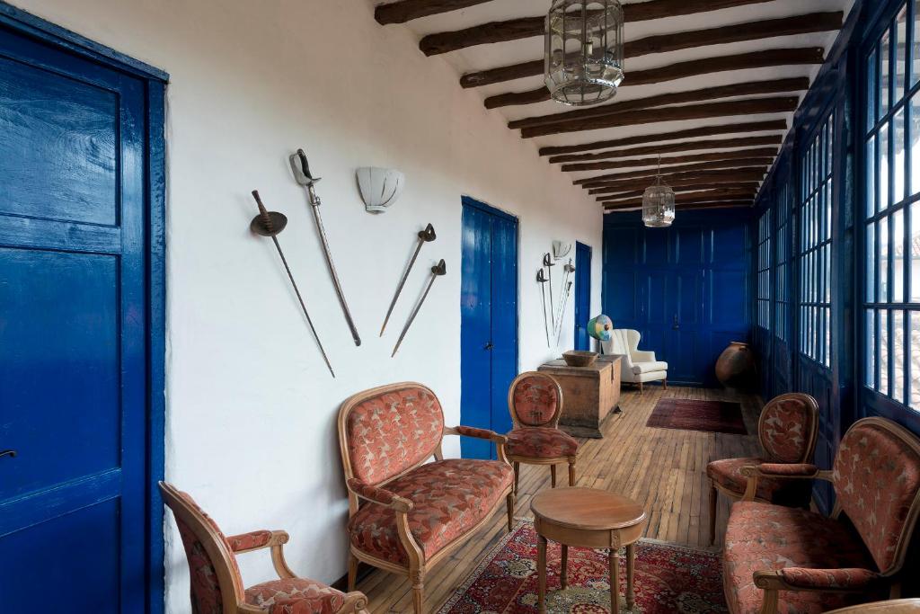 Posezení v ubytování Casa La Bisbal