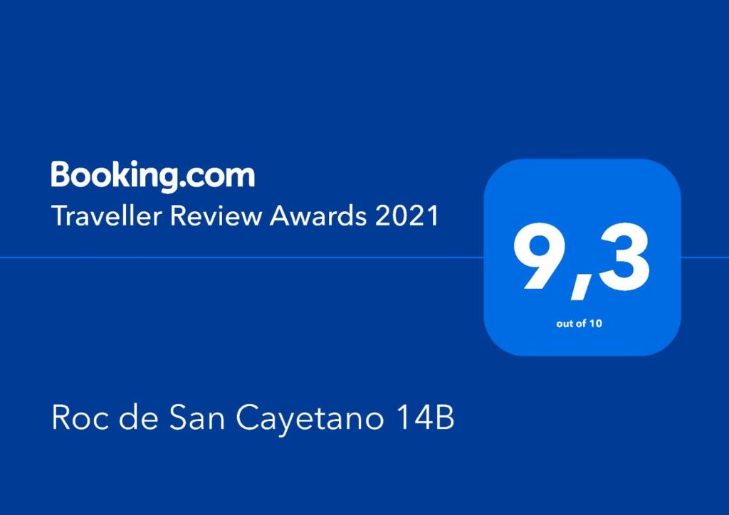 Certifikát, hodnocení, plakát nebo jiný dokument vystavený v ubytování Roc de San Cayetano 14B
