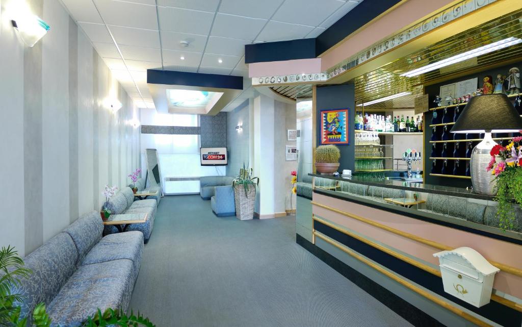 Kuchyň nebo kuchyňský kout v ubytování Hotel Storione