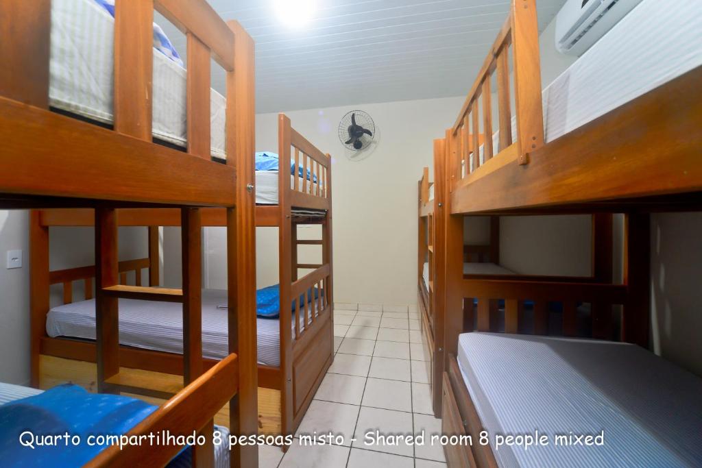 Postel nebo postele na pokoji v ubytování Hostel Lençóis Park