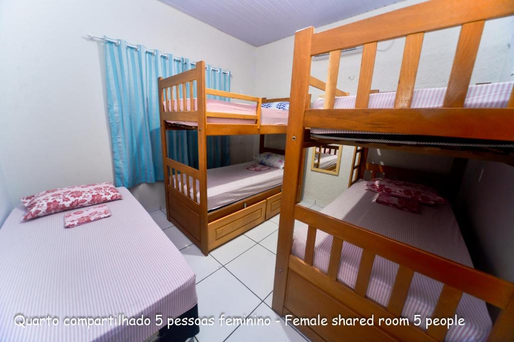 Postel nebo postele na pokoji v ubytování Hostel Lençóis Park