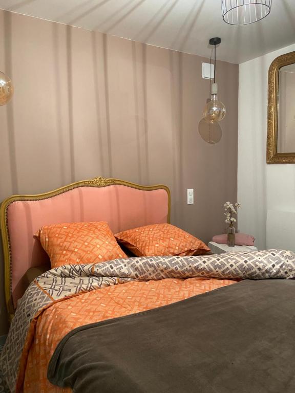 Llit o llits en una habitació de Villa des Chardons