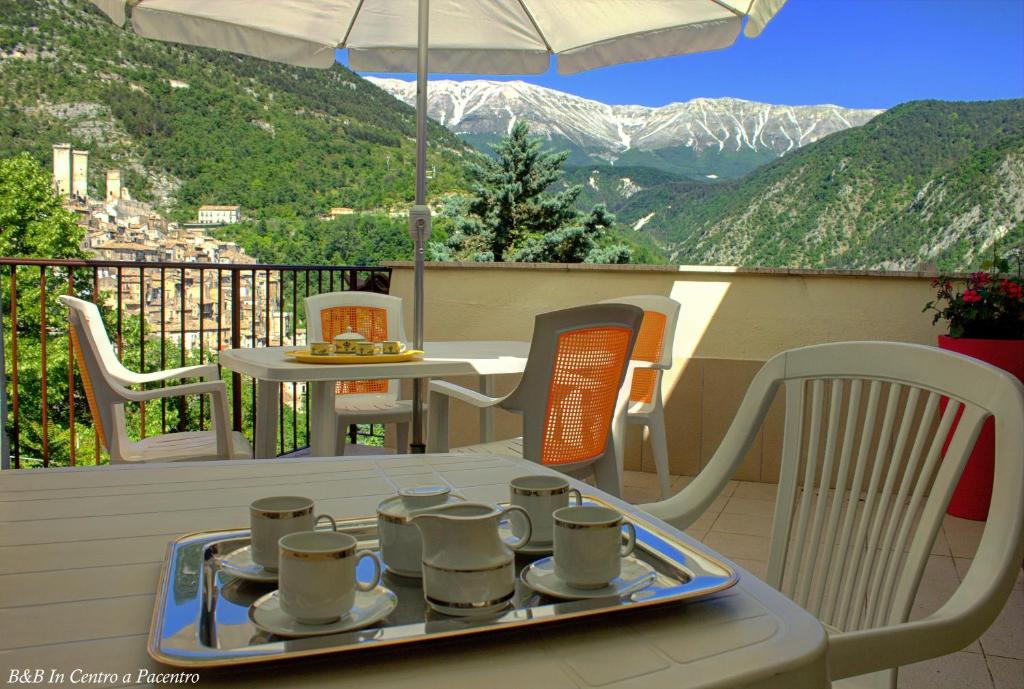 Nespecifikovaný výhled na hory nebo výhled na hory při pohledu z bed and breakfast