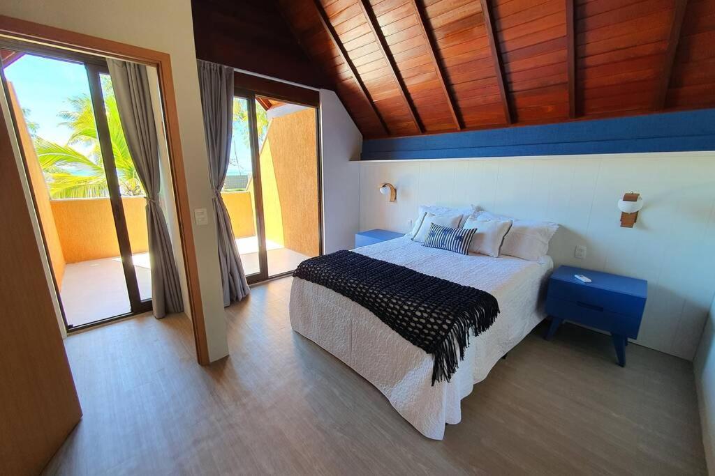  Bangalô à beira mar no Eco Resort Praia dos Carneiros