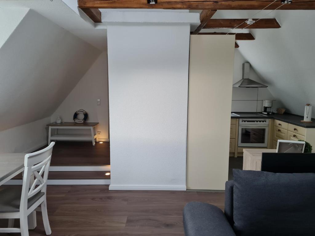 Cucina o angolo cottura di Wohnung "Burgtiefe" in Bannesdorf auf Fehmarn
