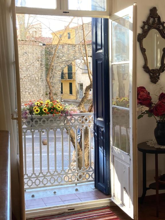 Uma varanda ou terraço em Poppys Chambres d'Hotes