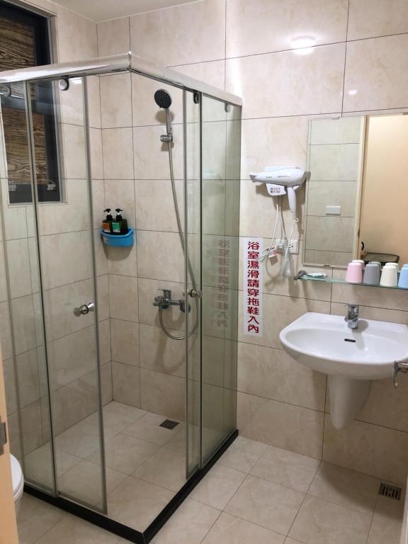 Koupelna v ubytování Bear Baby Homestay