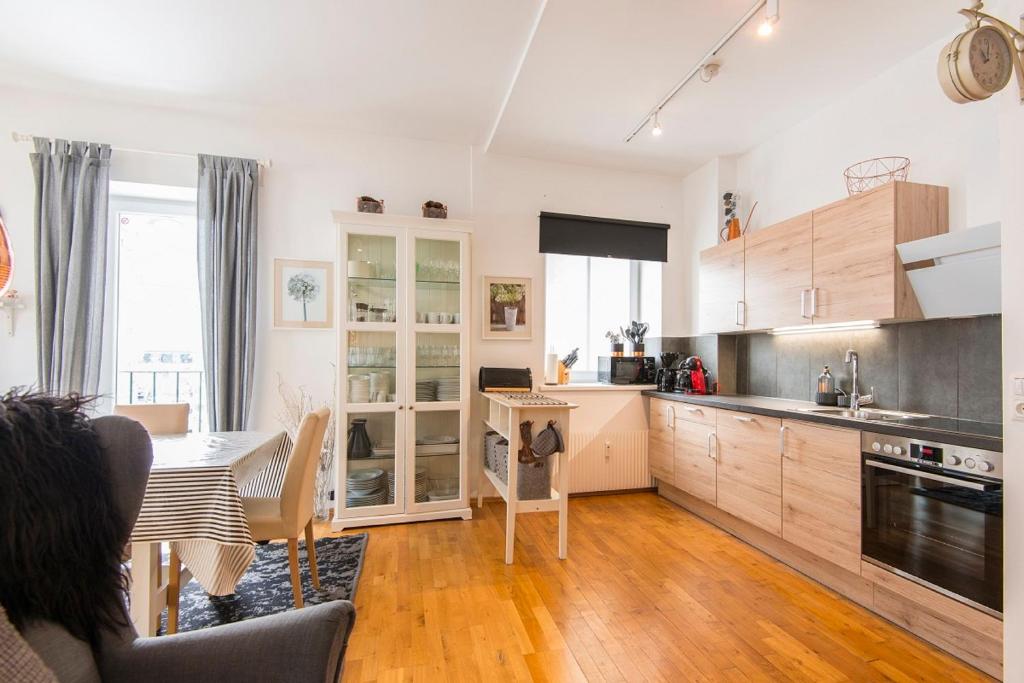 Kuchyň nebo kuchyňský kout v ubytování Residenz Lothringen by AlpenTravel