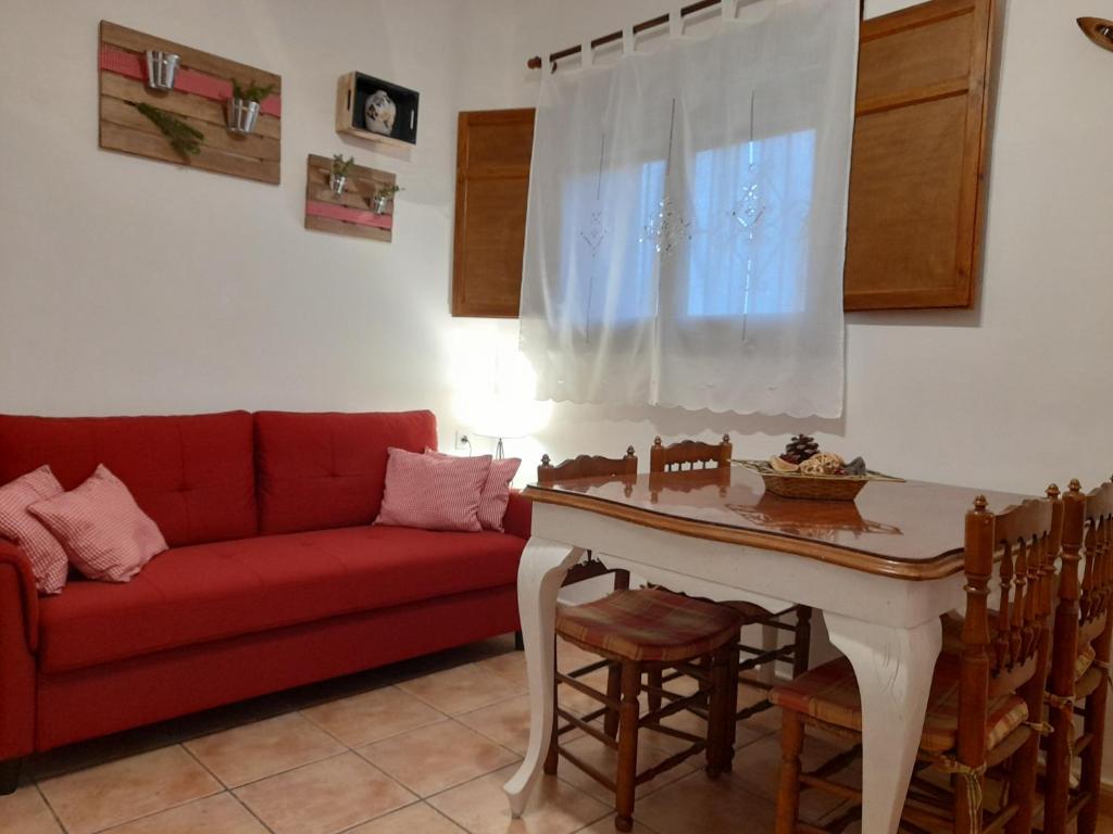 Zona de estar de Apartamentos Rurales Fuente de Marzo