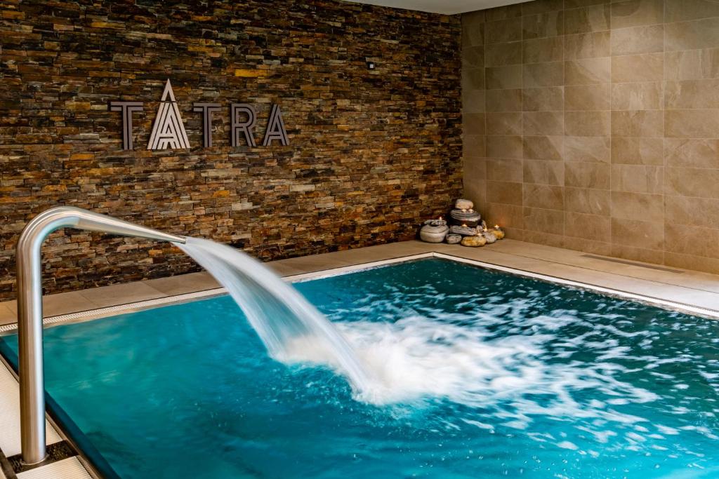 Bazén v ubytování Grandhotel Tatra nebo v jeho okolí