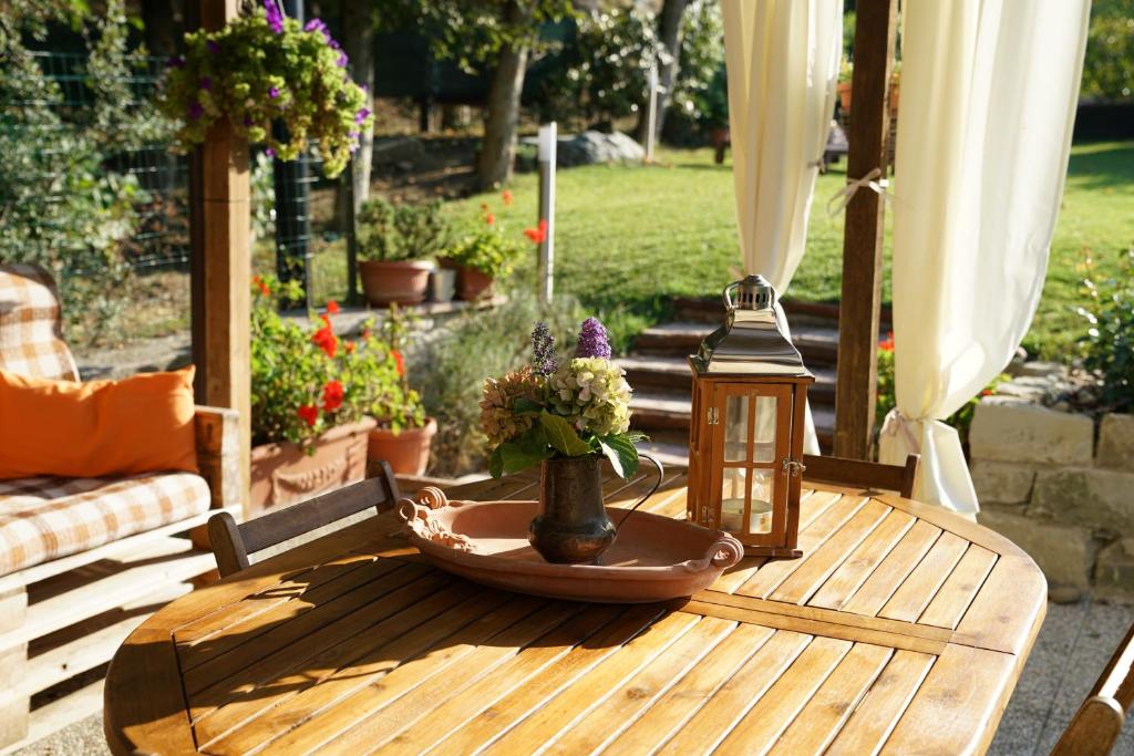 Zahrada ubytování Casa Camporino