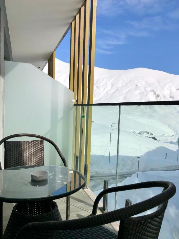 Nespecifikovaný výhled na hory nebo výhled na hory při pohledu z apartmánu