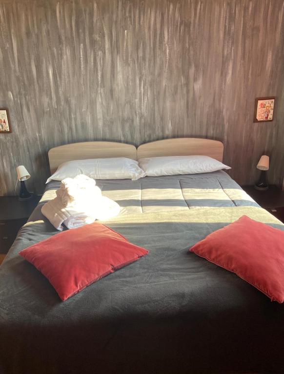 Postel nebo postele na pokoji v ubytování ALBERGO 900Strati