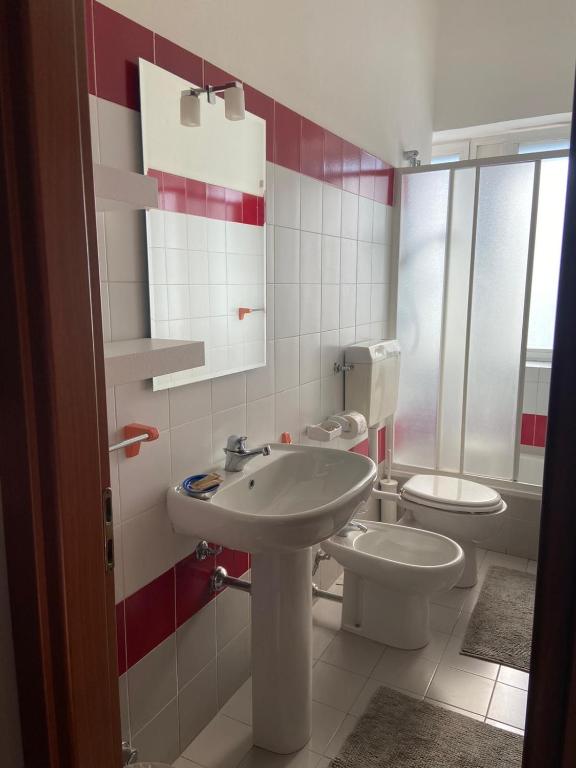 Koupelna v ubytování ALBERGO 900Strati