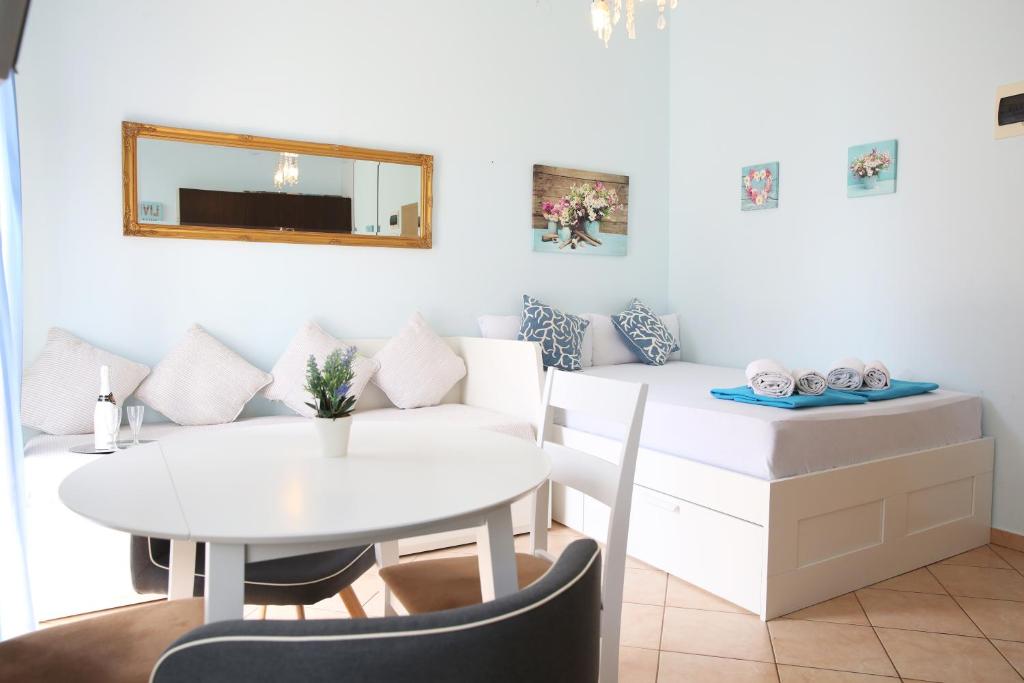 Posezení v ubytování Villa mit Whirlpool für 32 Per