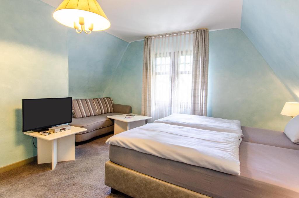 TV a/nebo společenská místnost v ubytování Hotel-Restaurant Ochsen