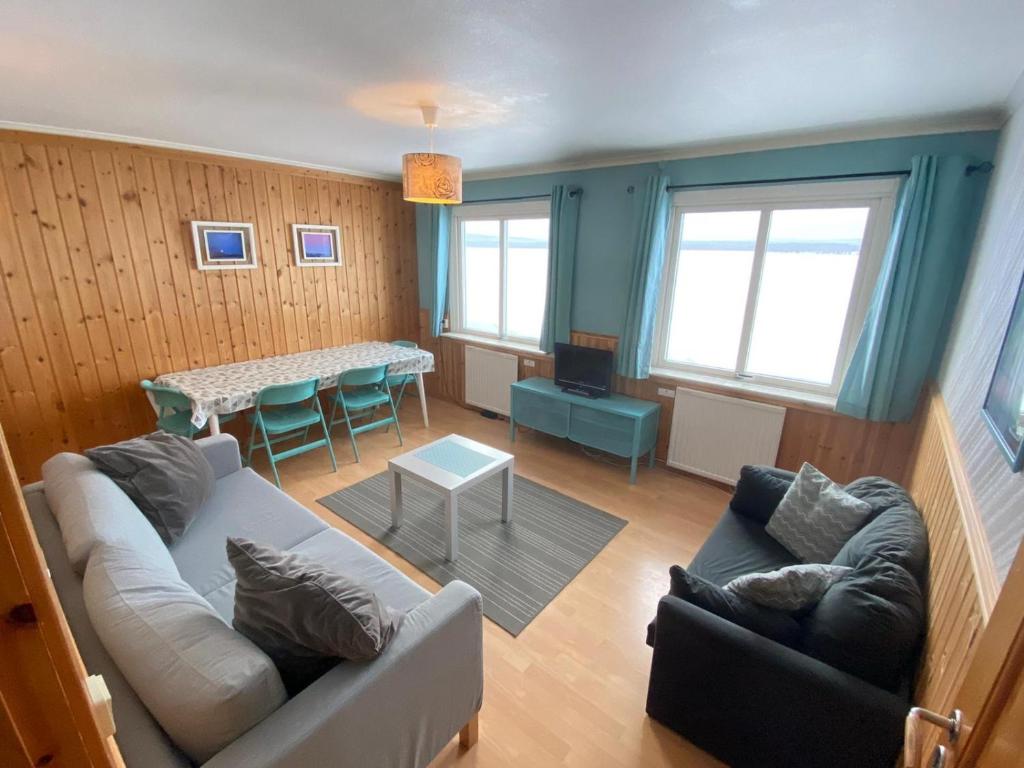 Posezení v ubytování Arctic Colors Northern Lights Apartments