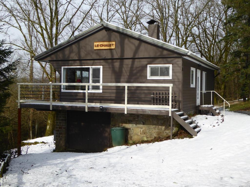 Le Chalet v zimě