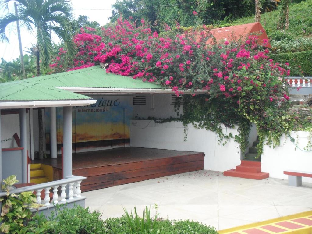 Zahrada ubytování Classique International in Dominica