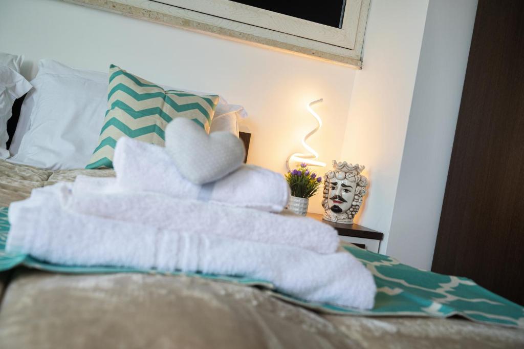 Posteľ alebo postele v izbe v ubytovaní Il Moro - Agrigento Rooms