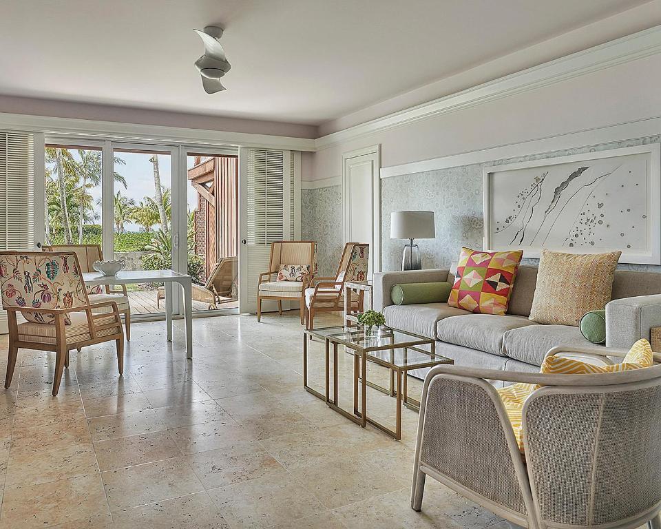 Posezení v ubytování Four Seasons Resort Nevis