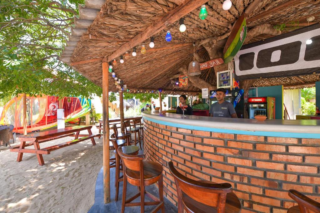 Restaurace v ubytování De Silva Wind Resort Kalpitiya - Kitesurfing School Sri Lanka