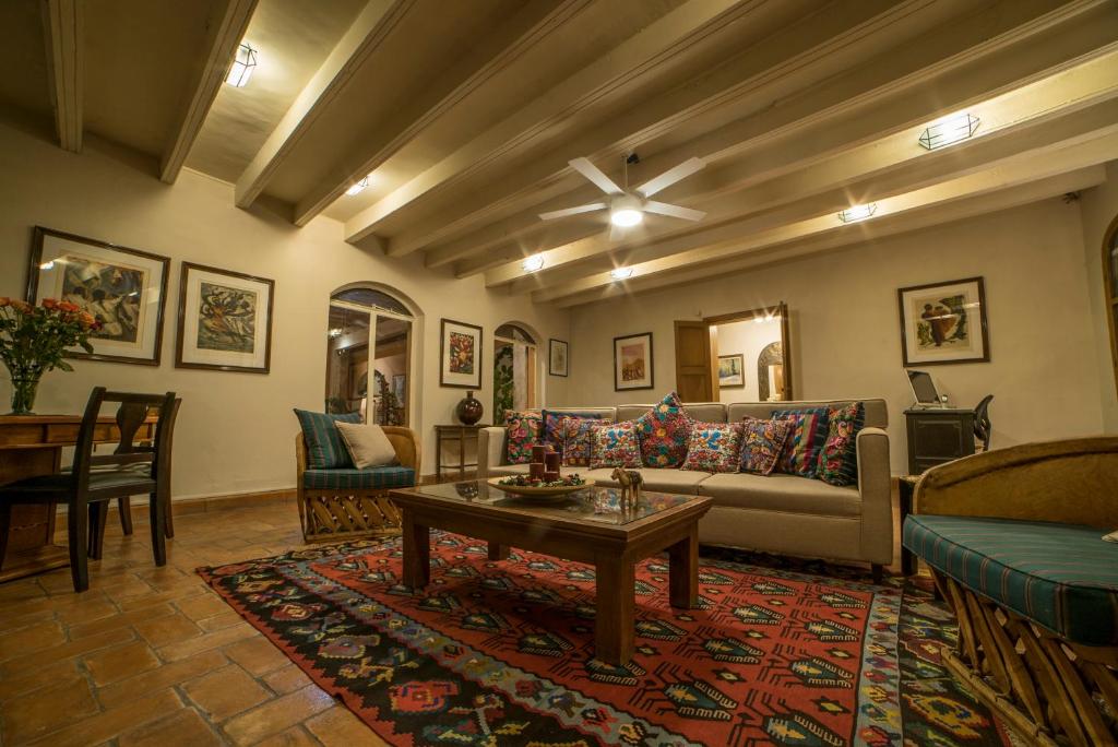 Posezení v ubytování Villa Mirasol