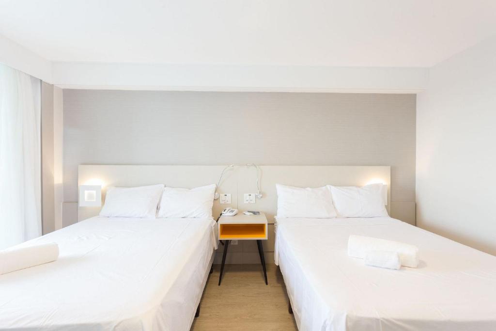  Confortável flat no Hotel Radisson com Café da Manhã