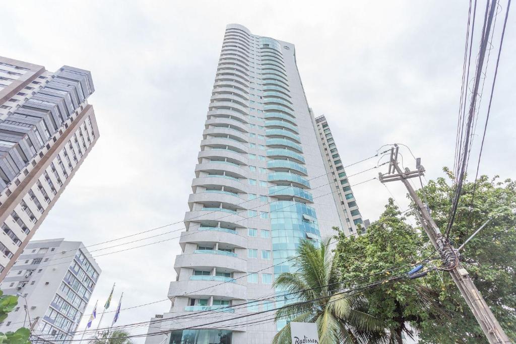  Confortável flat no Hotel Radisson com Café da Manhã