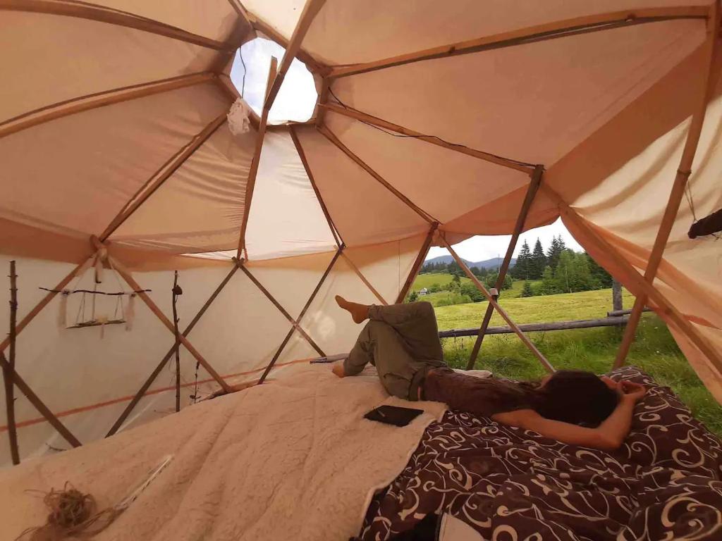 Fotografie z fotogalerie ubytování Eco glamping - Carpathians. Retreat hub Dzin Space v destinaci Verchovyna
