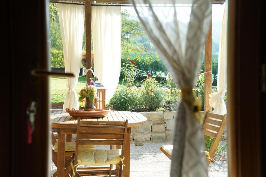 Zahrada ubytování Casa Camporino
