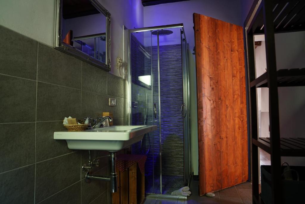 Koupelna v ubytování Casa Camporino