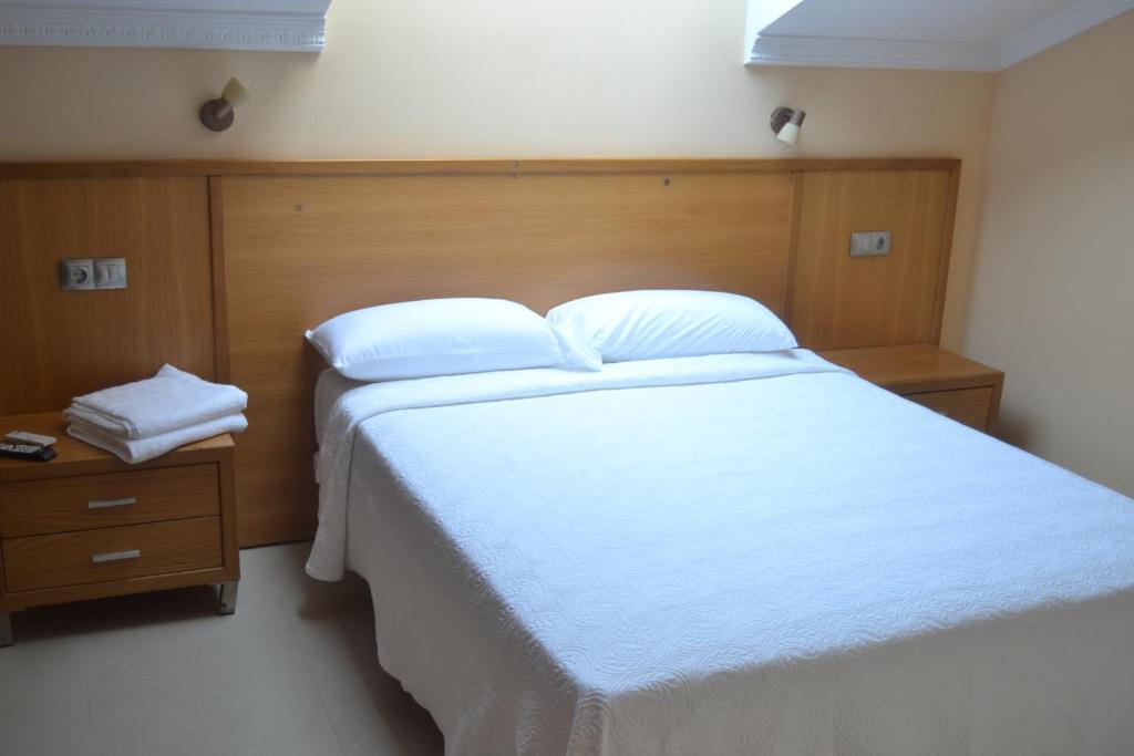 Postel nebo postele na pokoji v ubytování hotel la Ribera
