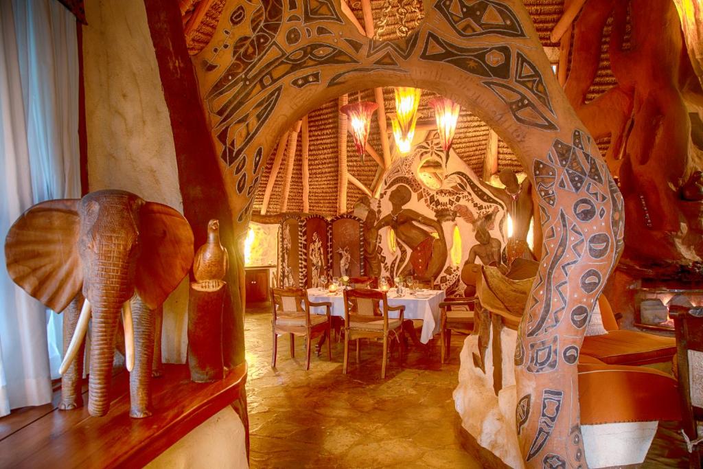 Posezení v ubytování Chui Lodge