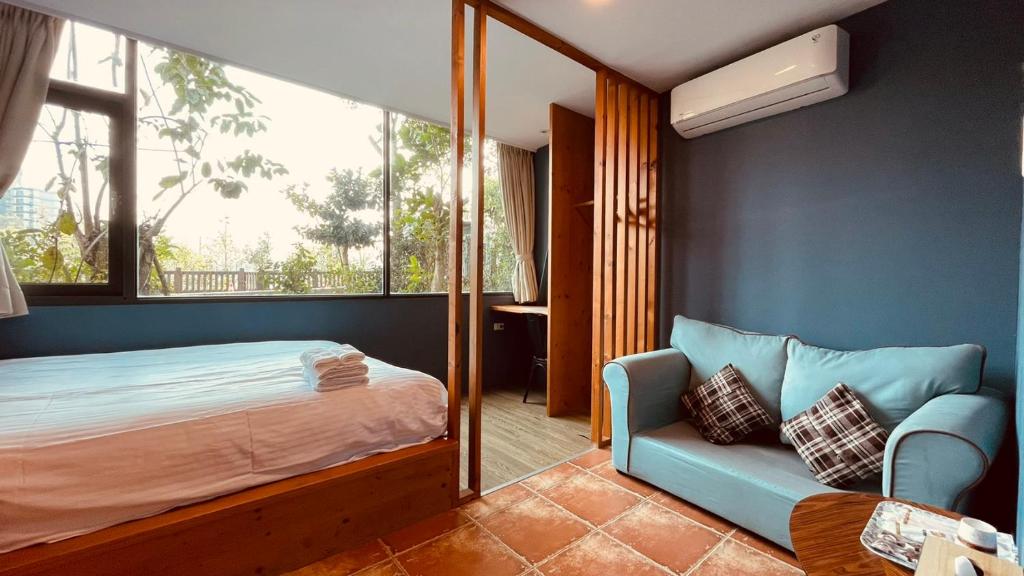 Voodi või voodid majutusasutuse Yue Lake Backpackers toas
