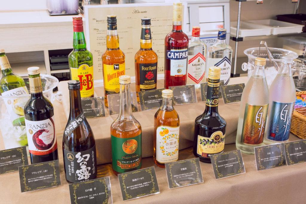 Nápoje v ubytování Kuretake Inn Premium Meieki minami