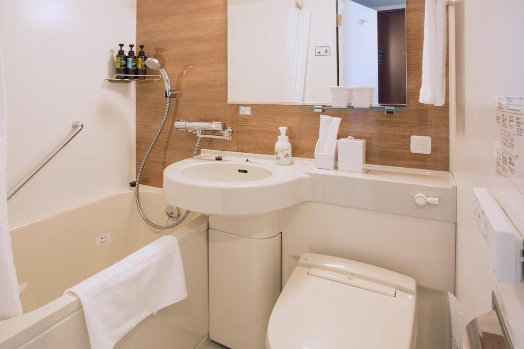 Koupelna v ubytování Kuretake Inn Premium Meieki minami