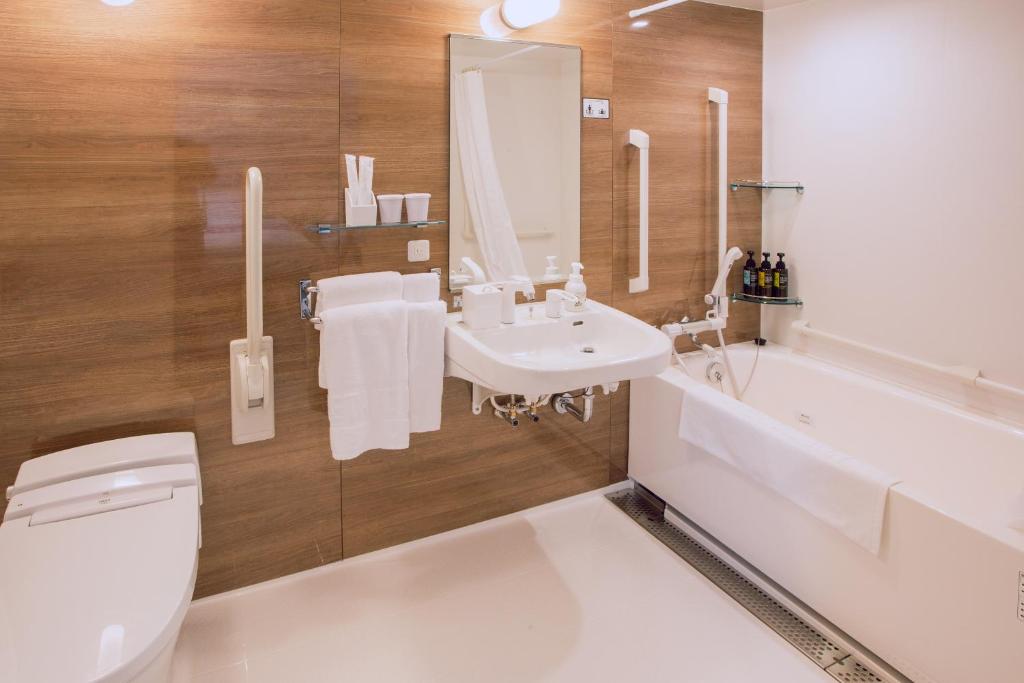 Koupelna v ubytování Kuretake Inn Premium Meieki minami