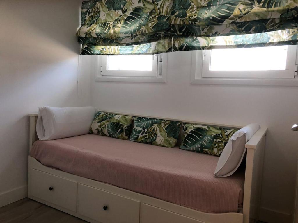 Posezení v ubytování Casa Navalhorno- barrio nuevo Valsain
