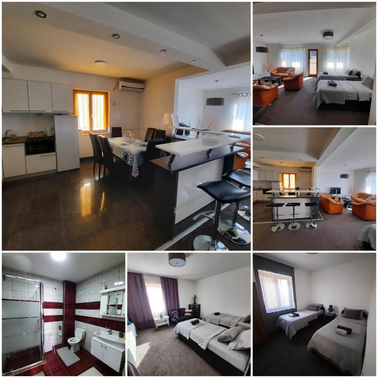 Kuchyň nebo kuchyňský kout v ubytování Miido Apartments