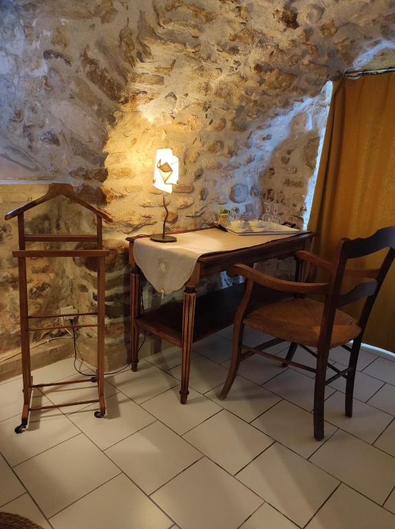 Posezení v ubytování Chambres du clocher