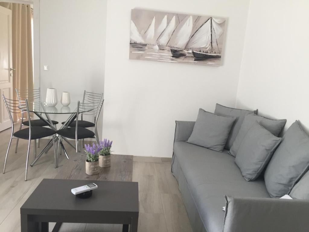 Posezení v ubytování Hotel Orama-Matala