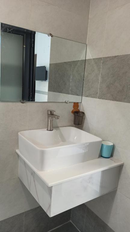 Koupelna v ubytování Cát Khuê Motel
