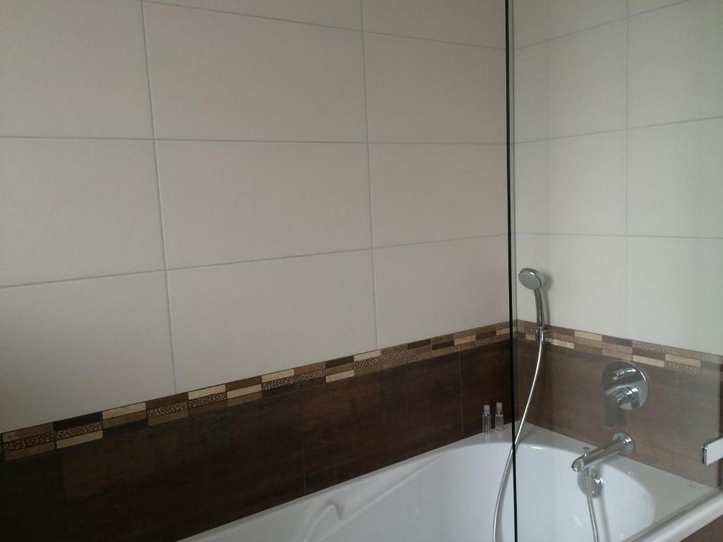 Koupelna v ubytování Hotel Pax